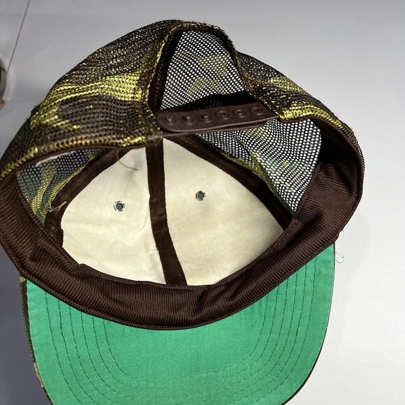 Point Blank Camo SnapBack Hat Adult One Size Bullseye Target Mesh Cap - Picture 6 of 9